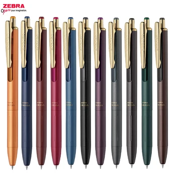 Япония ZEBRA SARASA, Металлическая вывеска в стиле ретро, Гелевые ручки, разные винтажные цветные чернила 0,5 мм, выдвижная Офисная