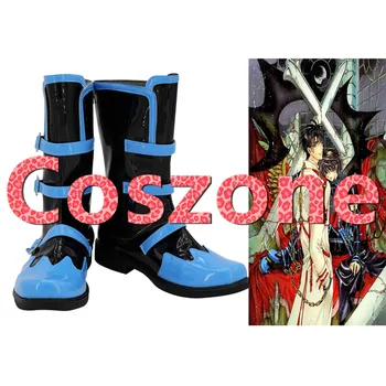 Японское аниме X Shirou Kamui Обувь для косплея, Ботинки, Аксессуары для костюмов для косплея на Хэллоуин